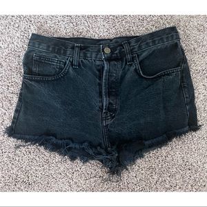 Brandy Melville Black High Waisted Shorts